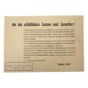 Leaflet, Propaganda, An die elsässischen turner und Sportler!, Waffen-ᛋᛋ, Strasbourg, 1941 Leaflet, Propaganda, An die elsässischen turner und Sportler!, Waffen-ᛋᛋ, Strasbourg, 1941