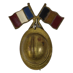 Brooch, Patriotic, French