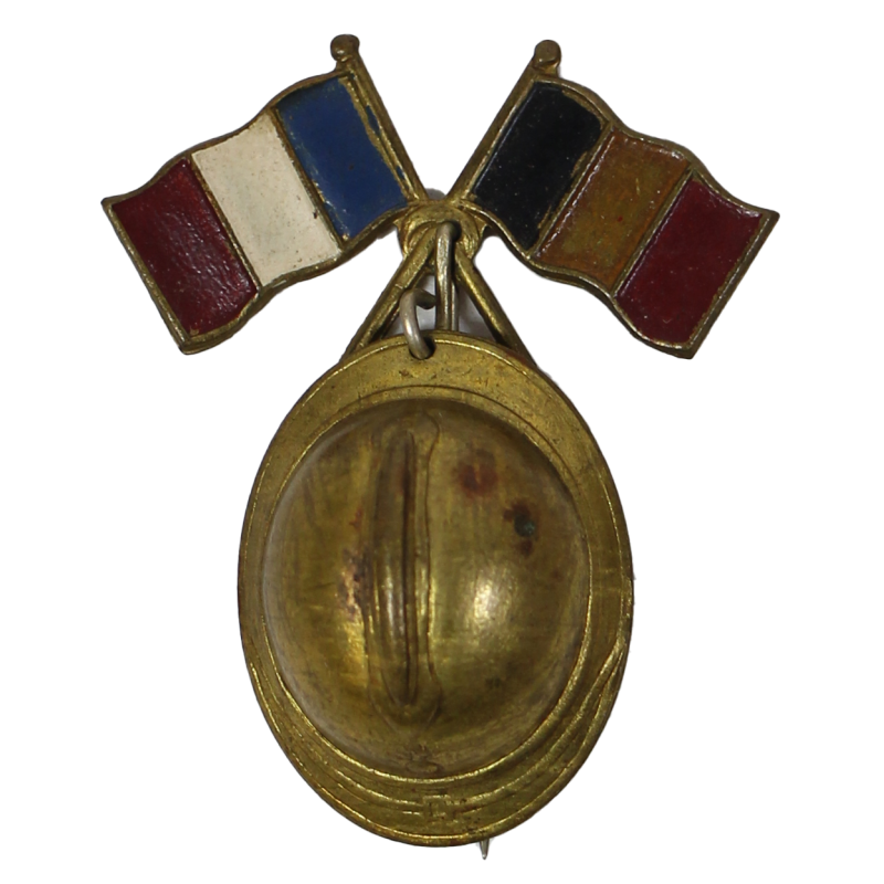 Brooch, Patriotic, French