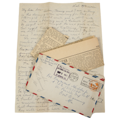 Lettre, Pvt. Ray Geddes, Fort Benning, 501st PIR, 1943