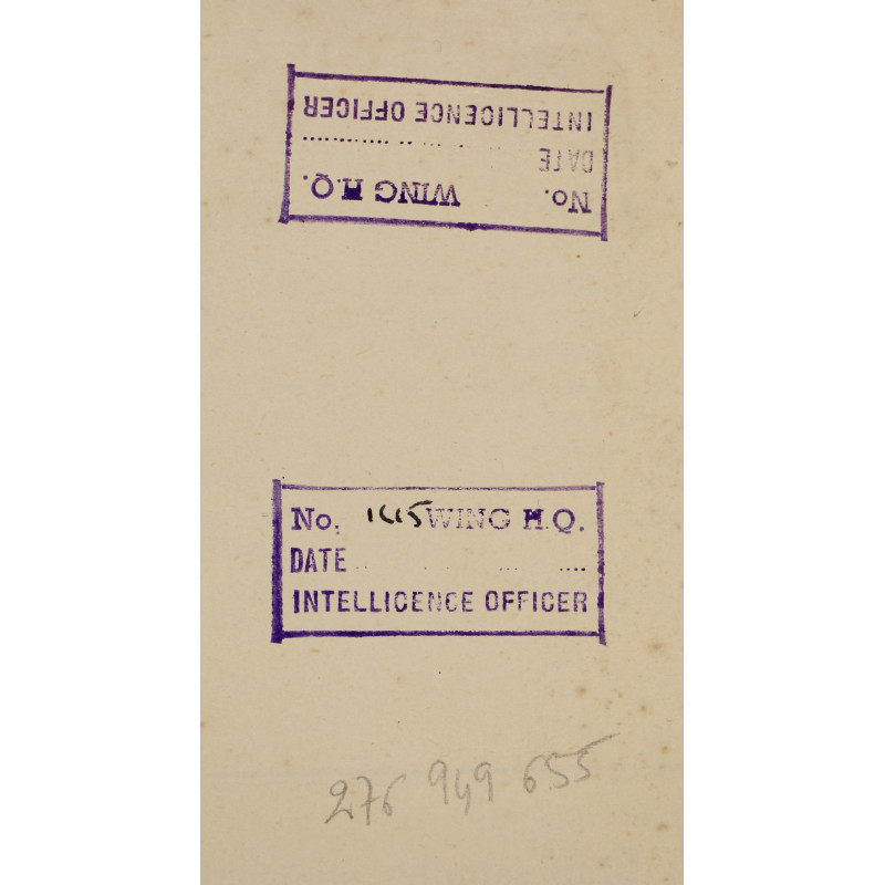 Document, 'Secret', Notes on G.S.G.S. Maps of France, Belgium and Holland, December 1943