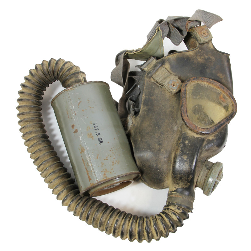Mask, Gas, Lightweight, OD 7, 1944, Complete