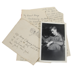 Letter, Pfc. George Downing, Co. I, 16th Inf. Regt., 1st Infantry Division, ETO, 1945