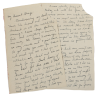 Lettre, Pfc. George Downing, Co. I, 16th Inf. Regt., 1st Infantry Division, ETO, 1945 Lettre, Pfc. George Downing, Co. I, 16th Inf. Regt., 1st Infantry Division, ETO, 1945