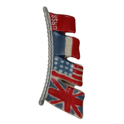 Brooch, Patriotic, French, Liberation