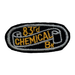 Insignia, Sleeve, Shoulder, 83rd Chemical Mortar Battalion, FABTF, Felt