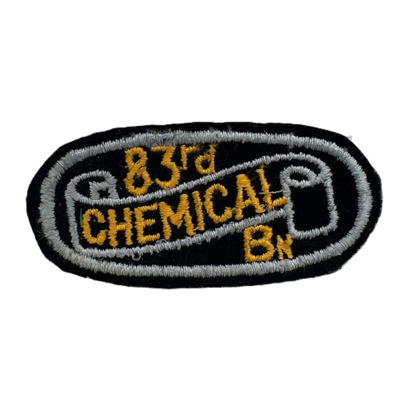 Insigne, 83rd Chemical Mortar Battalion, FABTF, feutre