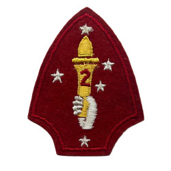Insigne, 2nd Marine Division, USMC, feutre