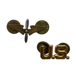 Paire d'insignes de col officier, USAAF