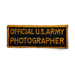 Insigne Official US Army Photographer