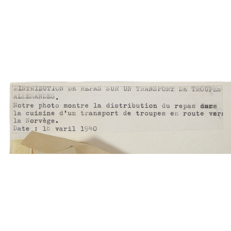 Photographie de presse, Luftwaffe, Norvège, 18 avril 1940