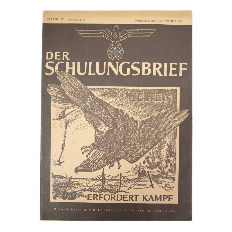 Bulletin mensuel du NSDAP, Der Schulungsbrief, numéro 4, 1942