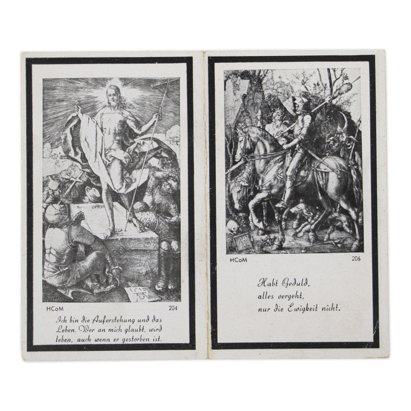 Sterbebilder, Remembrance Card, Gefr. Georg Maierhofer, Grenadier-Regiment 339, Heer, 1943