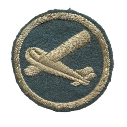Insigne de calot, Gliderborne Troops, British Made, 1er type