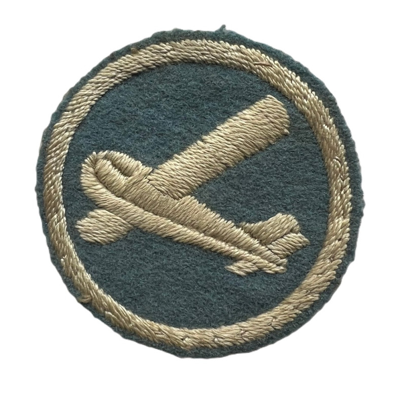 Insigne de calot, Gliderborne Troops, British Made, 1er type