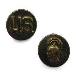 Disques de col WAC & US, à pin's, 1er type