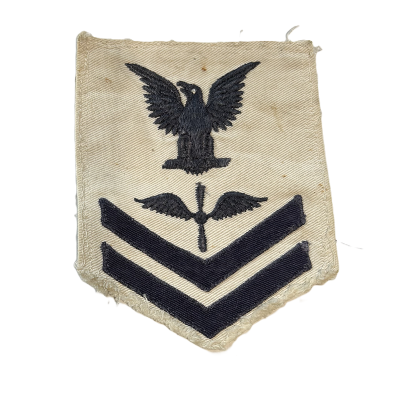 Insigne, Aviation Machinist's Mate, Second Class Petty Officer, US Navy, blanc, 1942