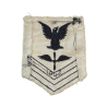 Insigne, Aviation Machinist's Mate, Second Class Petty Officer, US Navy, blanc, 1942