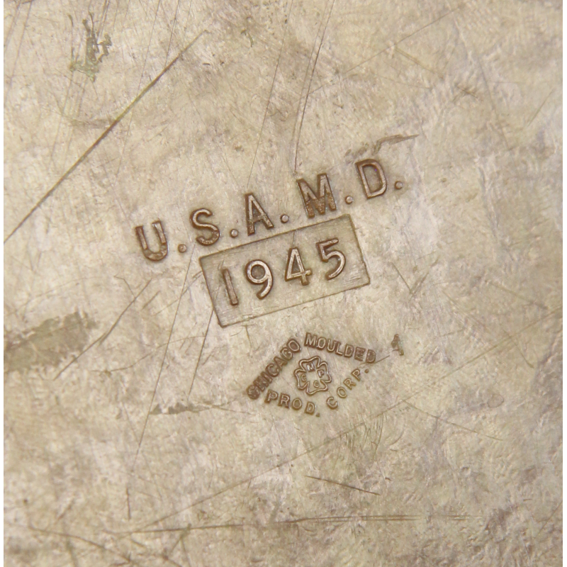 Plateau en résine, US Army Medical Department, CHICAGO MOULDED PROD. CORP.