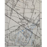 Map, British, CAEN, Normandy, 1944