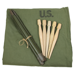 Tent, Shelter-Half, 2nd Type, US Army, FRASER PRODUCTS COMPANY 1944