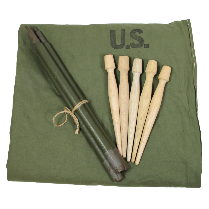 Tent, Shelter-Half, 2nd Type, US Army, FRASER PRODUCTS COMPANY 1944