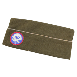 Calot troupe, infanterie, Airborne, taille 56, matricule partiel