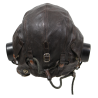 Bonnet de vol, Type C, 2nd Pattern, Royal Air Force, nominatif, avec écouteurs Bonnet de vol, Type C, 2nd Pattern, Royal Air Force, nominatif, avec écouteurs