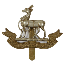 Cap Badge, Royal Warwickshire Regiment, D-Day, Sword Beach