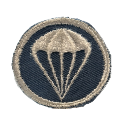 Insigne de calot parachutiste, twill, bleu