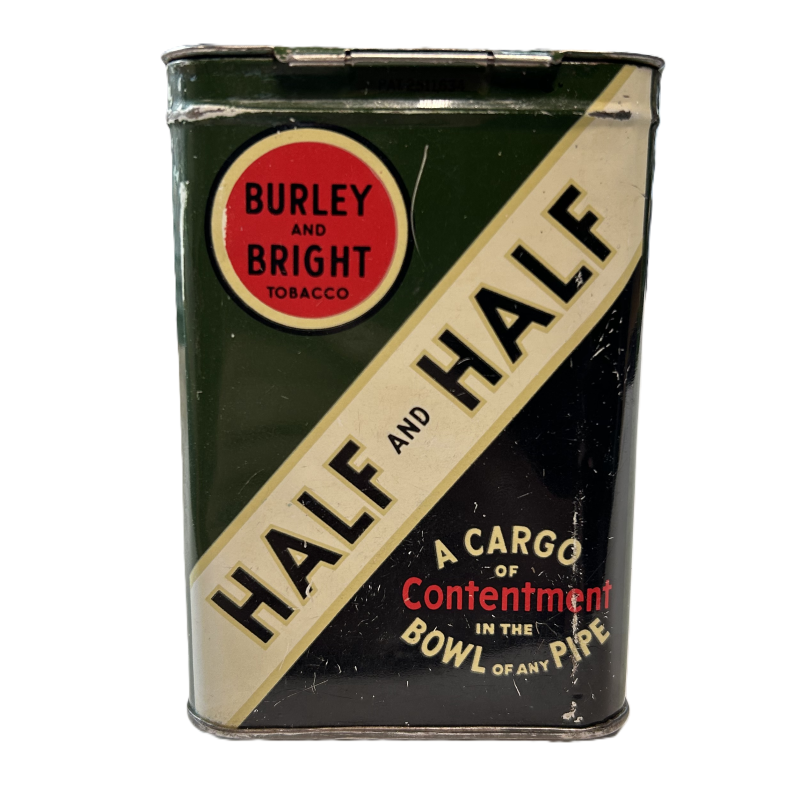 Boîte de tabac américain, HALF and HALF