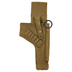 Holster en toile britannique pour revolver, Royal Armoured Corps, 1943