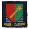 Insigne, 1ère Armée Française (Rhin & Danube), sur laine