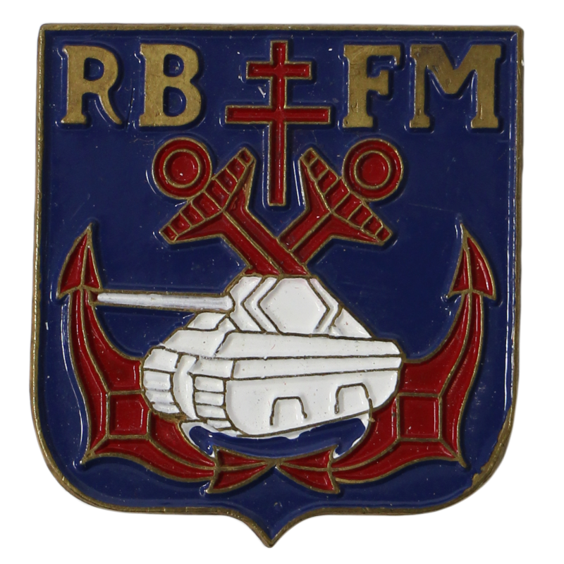 Insigne, Régiment Blindé de Fusiliers Marins, RBFM, 2e DB