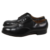 Chaussures basses, cuir noir, officier, US Navy, pointure 43,5, 1944