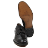 Chaussures basses, cuir noir, officier, US Navy, pointure 43,5, 1944