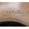 Chaussures basses, cuir noir, officier, US Navy, pointure 43,5, 1944