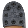 Chaussures basses, cuir noir, officier, US Navy, pointure 43,5, 1944