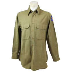 Shirt, Wool, 2nd Air Force, USAAF, Named