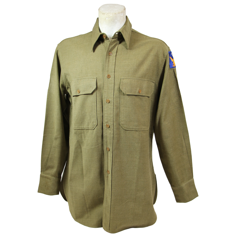 Chemise moutarde, 2nd Air Force, USAAF, nominative