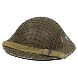 Casque Mk II, JSS-FH 1940, 1ère Division Française Libre, avec filet