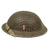 Helmet, Mk II, JSS-FH 1940, 1ère Division Française Libre, with Net Helmet, Mk II, JSS-FH 1940, 1ère Division Française Libre, with Net