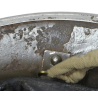 Helmet, Mk II, JSS-FH 1940, 1ère Division Française Libre, with Net Helmet, Mk II, JSS-FH 1940, 1ère Division Française Libre, with Net