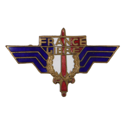 Insigne, Forces Françaises Libres, numéroté
