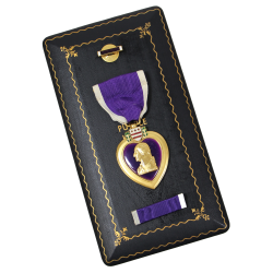 Medal, Purple Heart, in Case, A.E. Co., Utica, NY, 1943