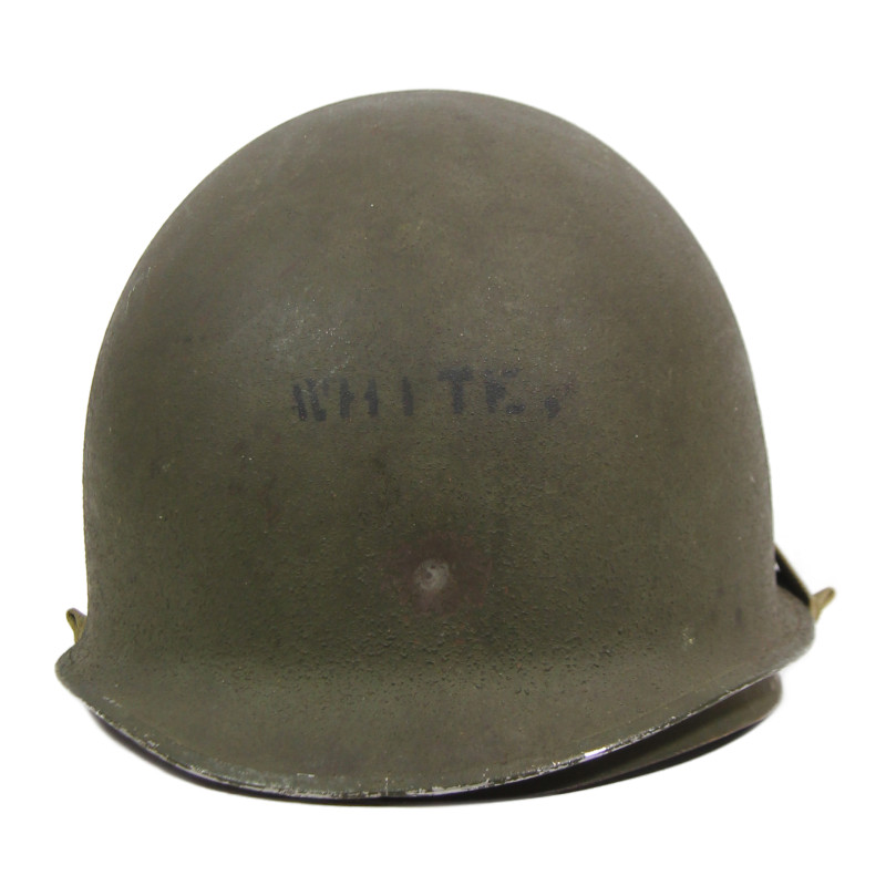 Helmet, M1, Fixed Loops, FIRESTONE Liner, Named, Hit Helmet, M1, Fixed Loops, FIRESTONE Liner, Named, Hit