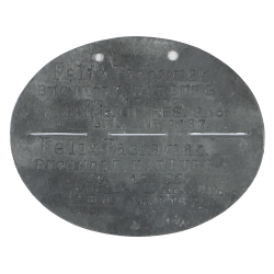 Tag, Identity, German, Felix Pachawiak, 3. Kompanie, Ersatz-Bataillon-Reserve, Regiment 86, World War I