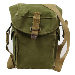 Housse de masque à gaz britannique, 1943, nominative