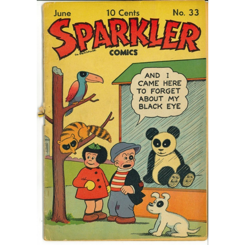 Bande dessinée, SPARKLER COMICS, No. 33, juin 1944, Carentan