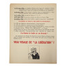 Leaflet, Propaganda, Anti-Communist and Anti-Gaullist, French North Africa, 1943